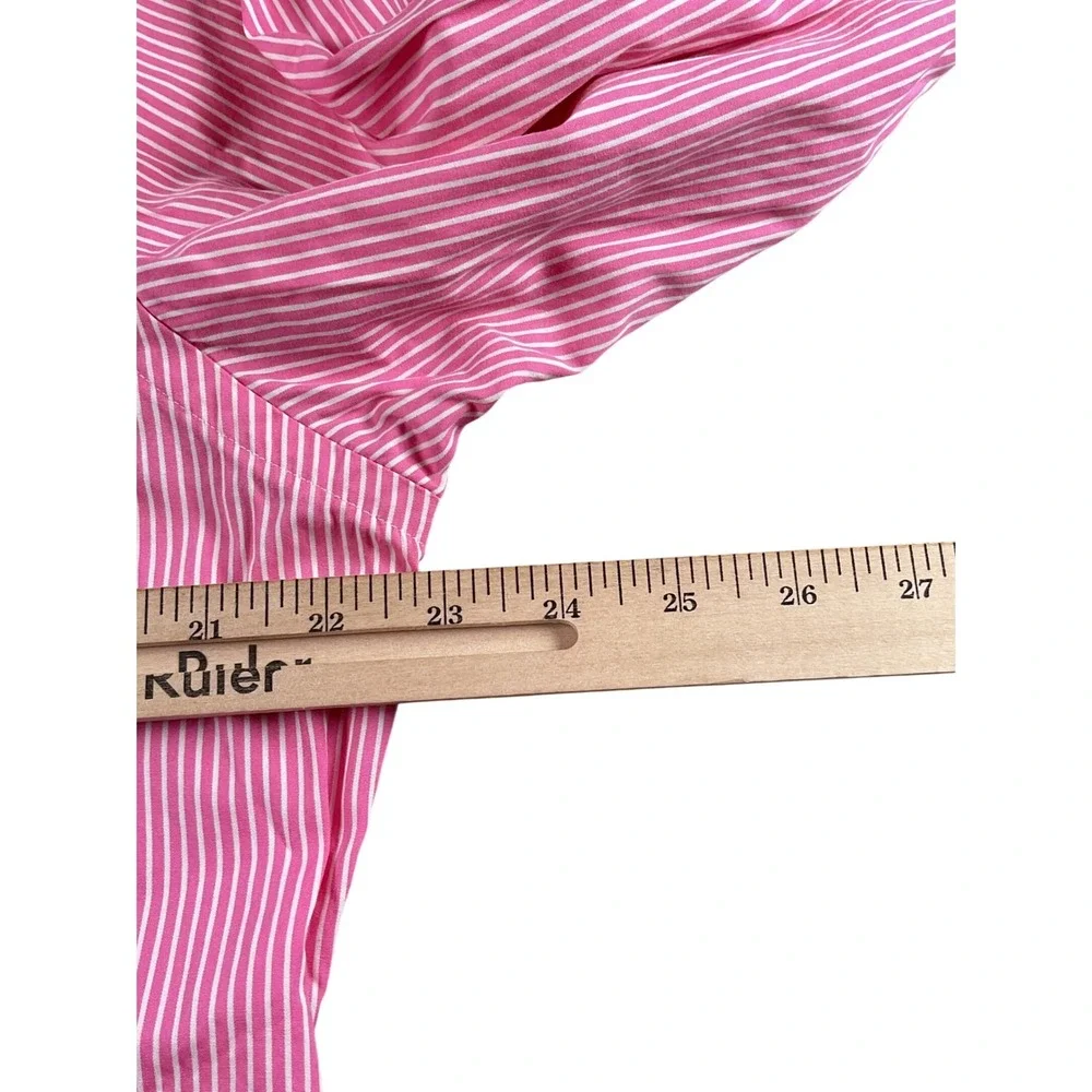 Polo Ralph Lauren Regent Custom Fit Pink Striped Dress‎ Shirt 16 ( large)34/35